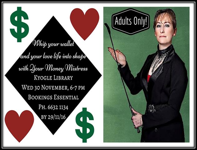 30 November: Kyogle Library NSW Adults Only talk Kyogle Library 2